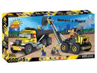 Cobi Dumber & Digger kaivinkonerakennussarja (500 osaa)