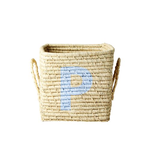 Rice - Raffia Square Basket - P