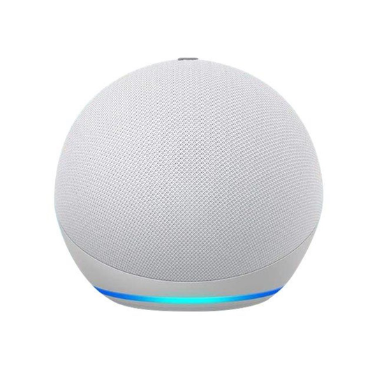 Amazon - Echo Dot 4 White 4th generation) Smart speaker with Alexa
