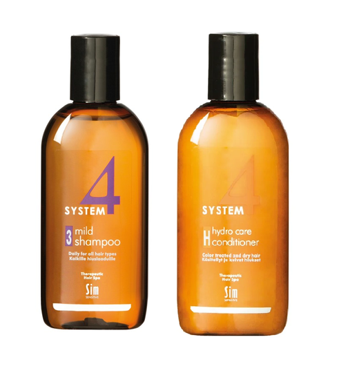 System 4 - Nr. 3 Gentle Shampoo 100 ml + System 4 - Nr. H Hydro Care Conditioner 100 ml