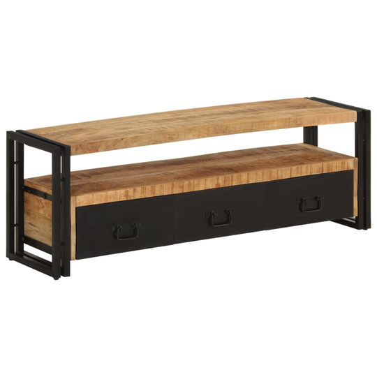 vidaXL TV-taso 120x30x40 cm täysi mangopuu