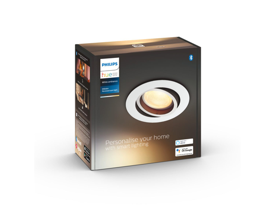 Philips Hue - Milliskin Recessed Round White - White Ambiance