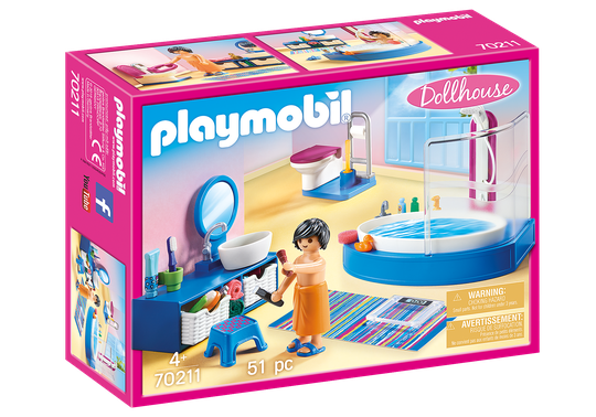 Playmobil - Bathroom with Tub (70211)