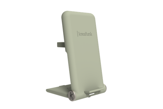 Kreafunk - reCHARGE+ powerbank/charger - Dusty olive (KFKE118)