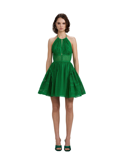 Cotton broderie anglaise -minimekko
