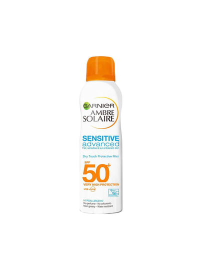 Ambre solaire sensititive advanced dry touch protective mist spf 50+ -aurinkosuojasuihke 200 ml