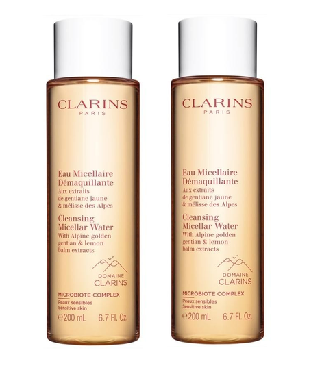 Clarins - 2 x Cleansing Micellar Water 200 ml