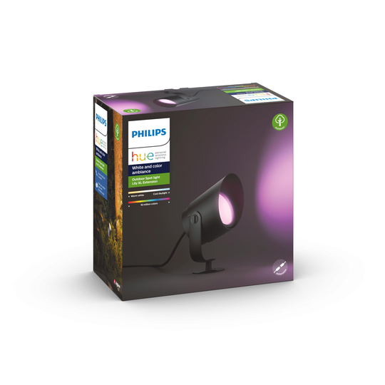 Philips Hue - Lily XL Spot Light - Hue Outdoor- White&Color Ambiance