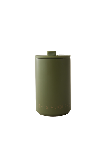 Design Letters - Thermo/Insulated Cup - Forest green