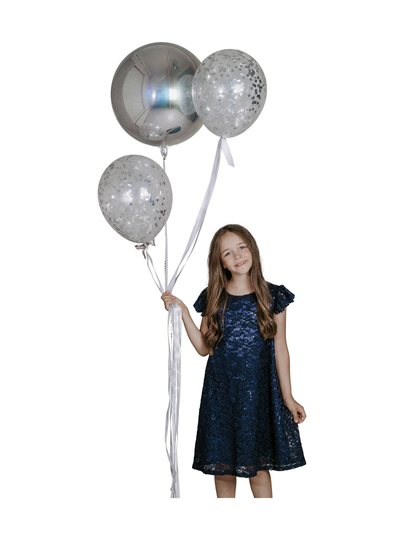 Glitter lace -mekko