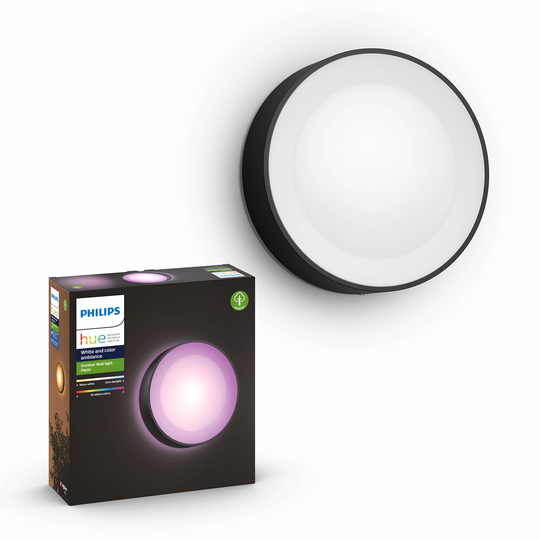 Philips Hue - Daylo Wall Light Hue Outdoor Black - White&Color Ambiance