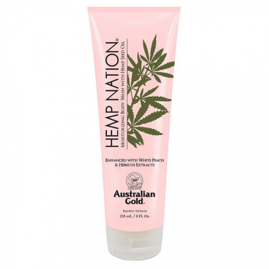 Australian Gold - Hemp Nation White Peach&Hibiscus Body Wash 235 ml