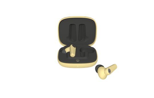 Kreafunk - aSENSE Wireless In-Ear Headphones - Soft Yellow (KFWT126)