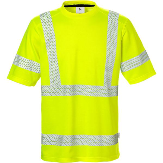 Fristads 7407 THV T-paita huomiokeltainen 2XL