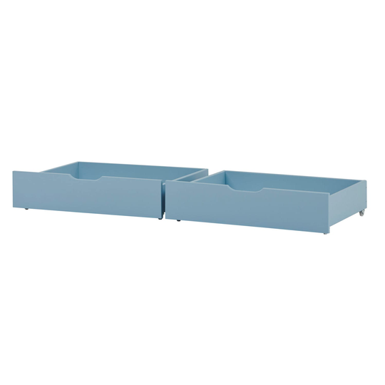 Hoppekids - Bed Drawer on Wheel 2 pcs - Dream Blue