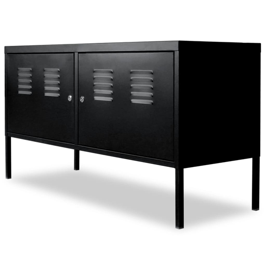 vidaXL TV-taso 118x40x60 cm Musta