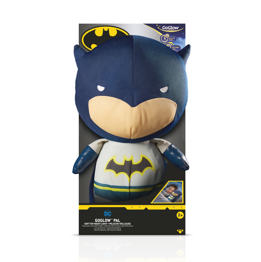 Batman - Kids Light Up Bedtime Pal– Soft Toy Night Light by GoGlow - (10044)