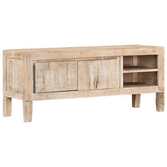 vidaXL TV-taso 110x35x46 cm täysi mangopuu