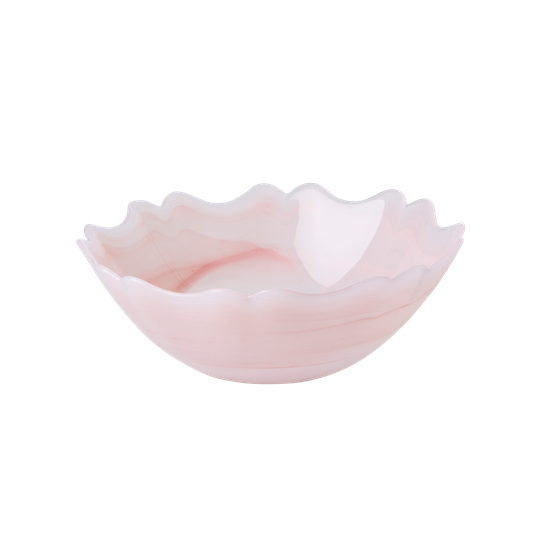 Rice - Alabaster Glass Bowl in Soft Pink - 500 ml