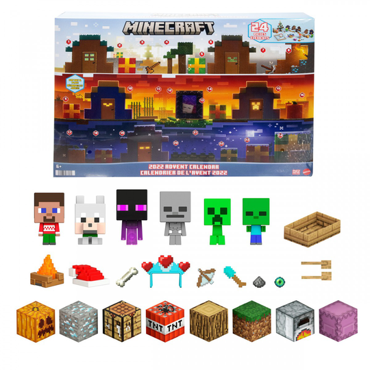 Minecraft– Mob Head Mini Advent Calendar (HHT64)