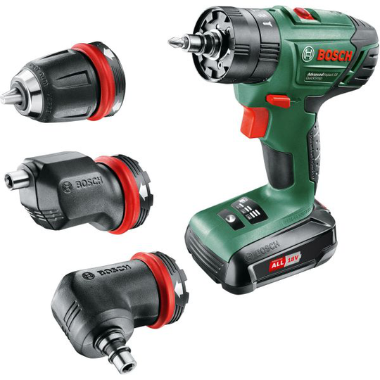 Bosch DIY Advanced Impact 18 QuickSnap Iskuporakone sis. akun ja laturin