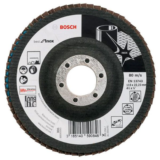 Bosch Best for Inox Lamellihiomalaikka 115x22,23mm K40
