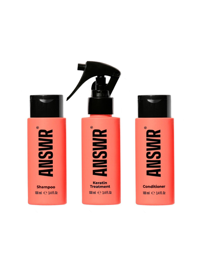 At-home keratin treatment kit -pakkaus