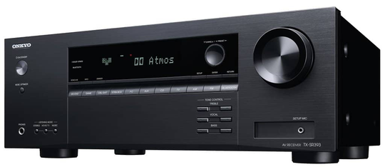 Onkyo TX-SR393 5.2 kotiteatterivahvistin, musta