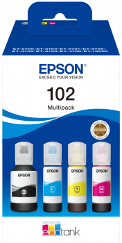 Epson - T102 EcoTank 4-Colour Multipack