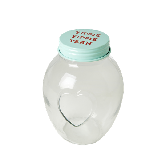 Rice - Glass Jar w. Lid - Medium