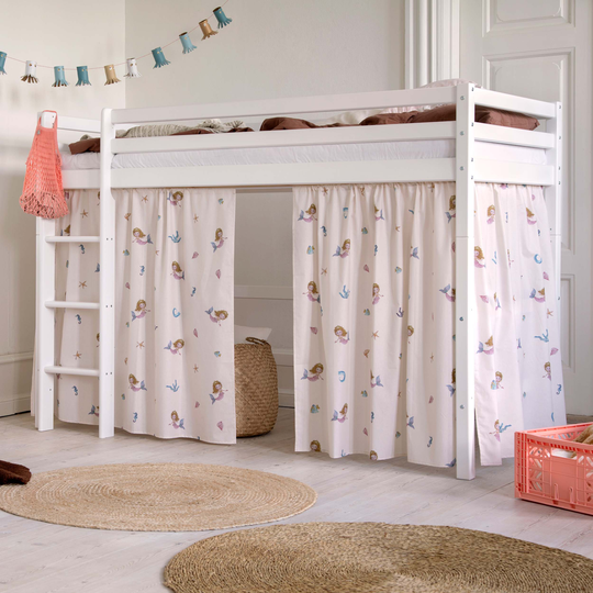 Hoppekids - Mermaid curtain for mid high bed 90x200 cm