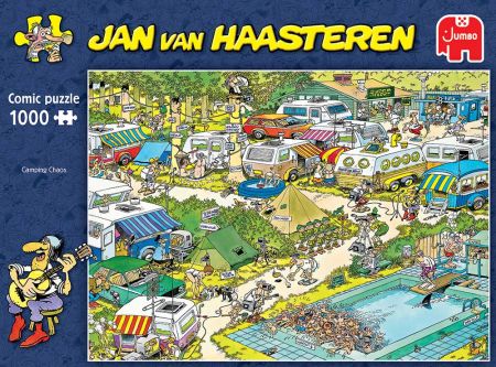 Jan Van Haasteren - Camping Chaos - 1000 Piece Puzzle (82034)