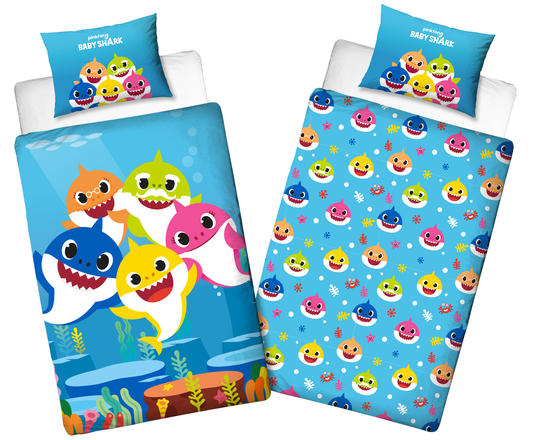 Bed Linen - Junior Size 100 x 140 cm - Baby Shark (BSH006)