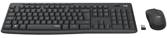 Logitech - MK295 Silent Wireless Combo Keyboad&Mouse set - Nordic Layout