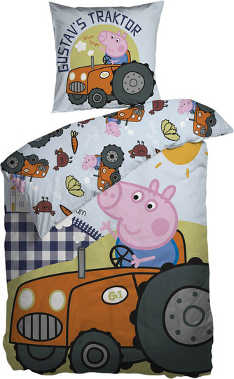 Bed Linen - Adult Size 140 x 200 cm - Geroge Pig (160012)