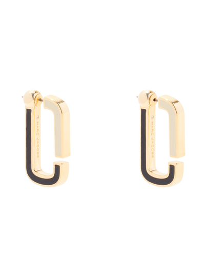Enamel flat hoops -korvakorut