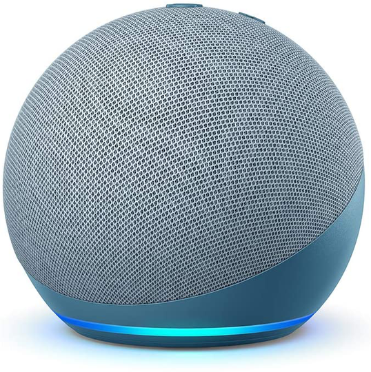Amazon - Echo Dot 4 Blue 4th generation) Smart speaker with Alexa