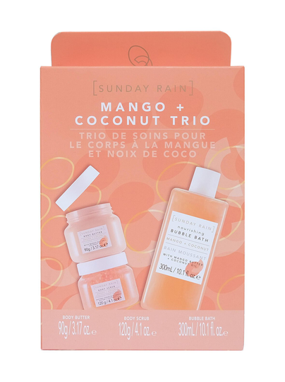 Mango + coconut trio -lahjapakkaus