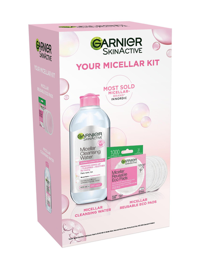 Skinactive micellar kit -lahjapakkaus
