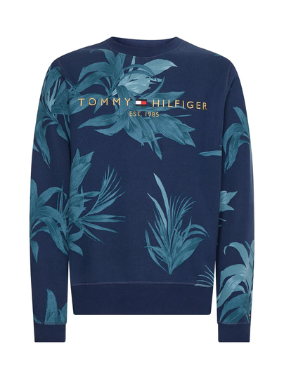 Palm floral tommy logo -collegepaita