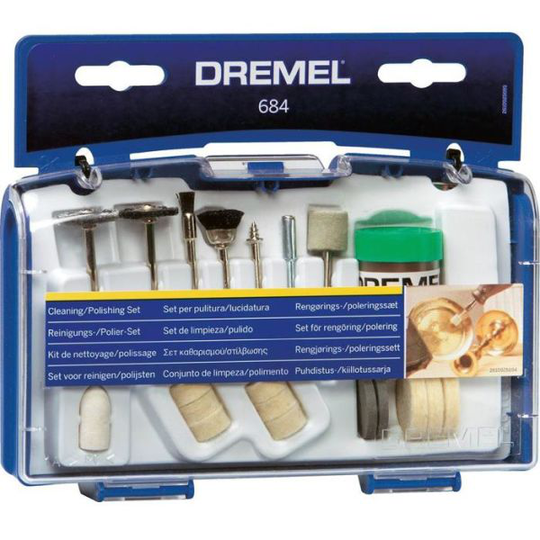 Dremel 684 Puhdistus-/kiillotussarja 20 osaa