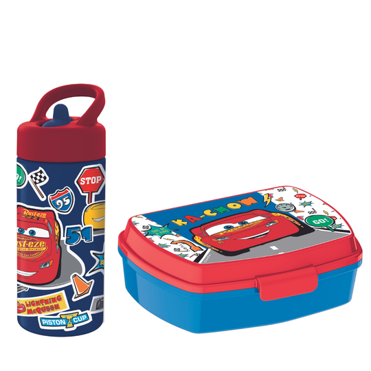 Euromic - Disney Cars - Lunch Box&Water Bottle