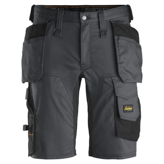 Snickers 6141 AllroundWork Työshortsit harmaa/musta 44