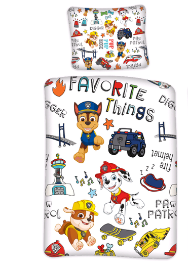 Bed Linen - Adult Size 140 x 200 cm - Paw Patrol (PP 1066)
