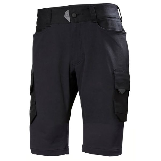 Helly Hansen Workwear Chelsea Evolution 77444-992 Työshortsit musta, 4-suuntainen joustomateriaali C44