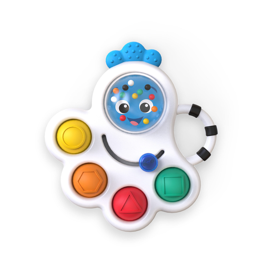 Baby Einstein - Opus’s Shape Pops™ Sensory Rattle&Teether - (BE-12684)