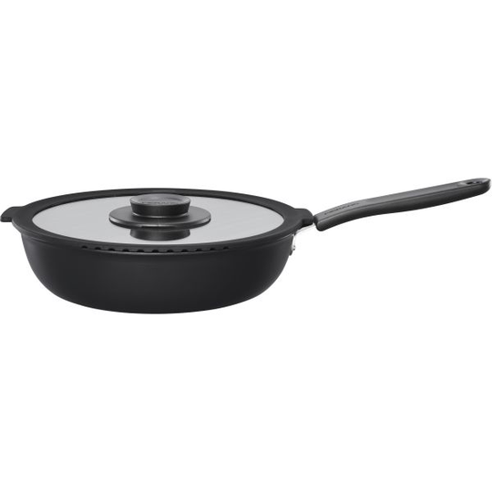 Fiskars Functional Form Paistokasari 26 cm, kansi