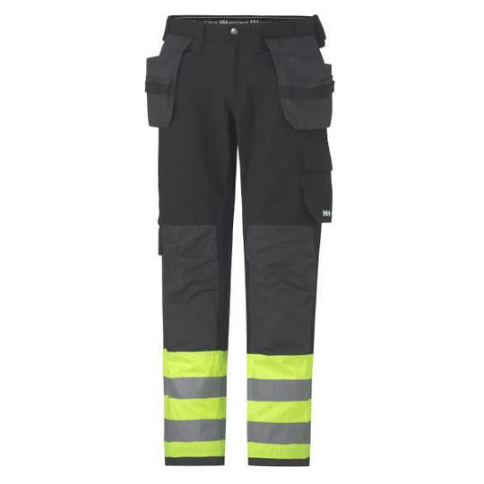 Helly Hansen Workwear Visby Työhousut huomioväri, keltainen/musta C48