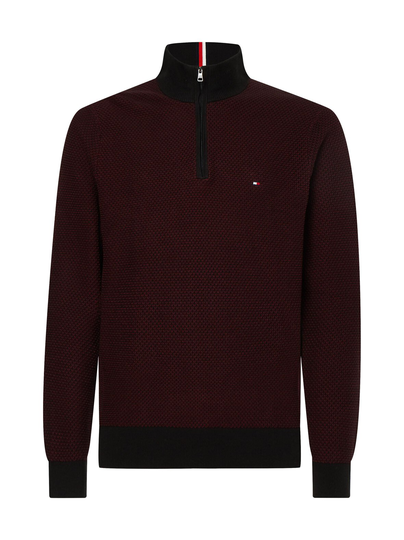 2-tone zip -neule