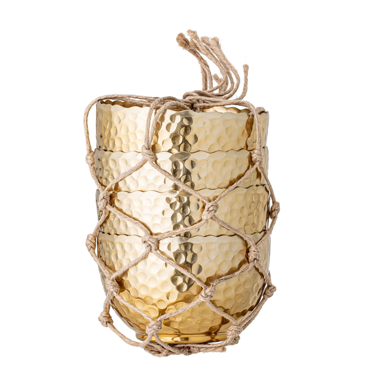 Bloomingville - Camelia 4 Sets of Bowls - Gold (82049388)